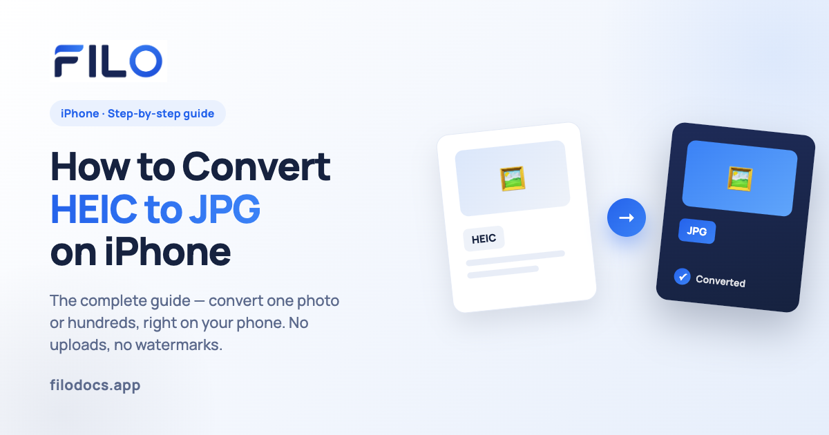 How to Convert HEIC to JPG on iPhone: The Complete Guides